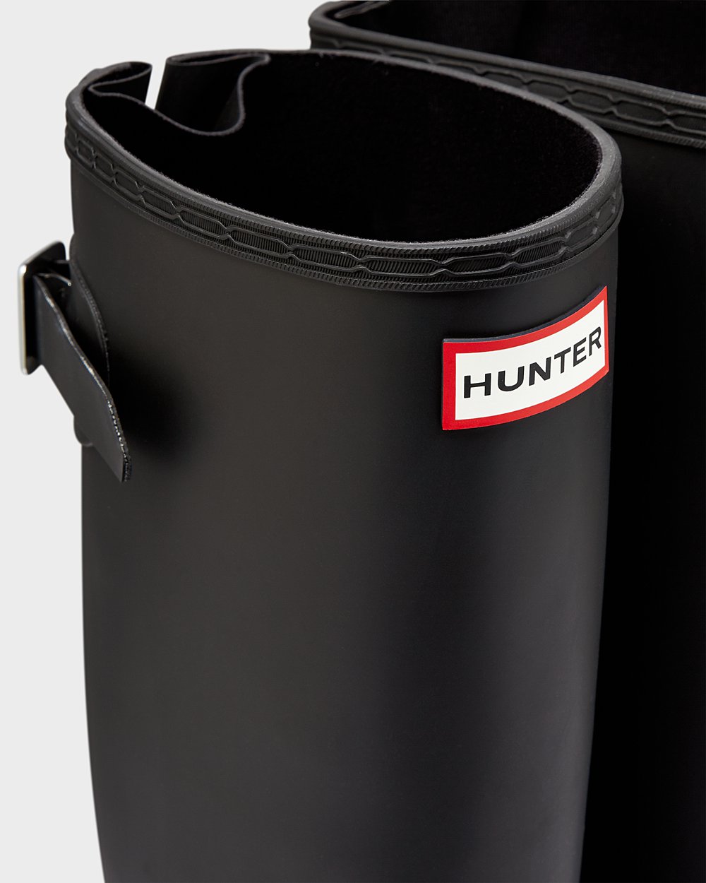 Hunter Original Back Adjustable Tall Rain Boots - Buy Online Womens Black - UYECQZ201